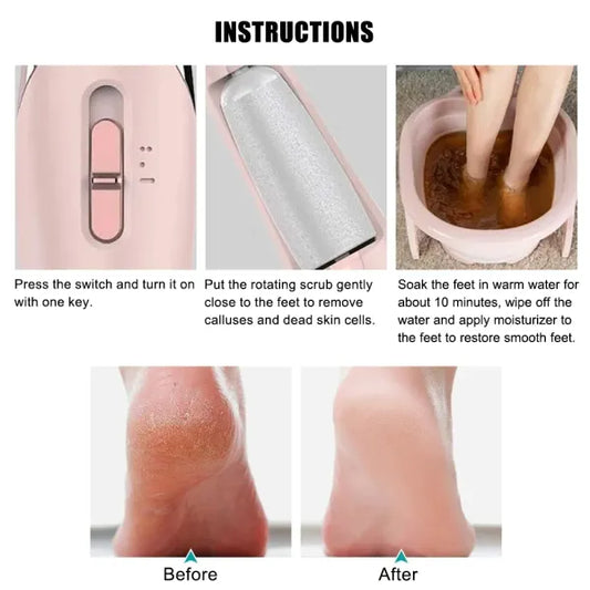 Electric Foot Pedicure Foot File Grinder